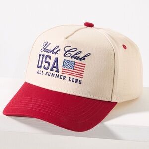 Anthropologie Kenz Kustomz Yatch Club Trucker Hat